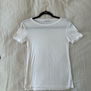 Zara White Basic Tee